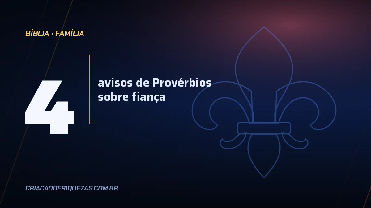 Emprestar dinheiro para parente e ser fiador: o que Provérbios avisa há 3 mil anos
